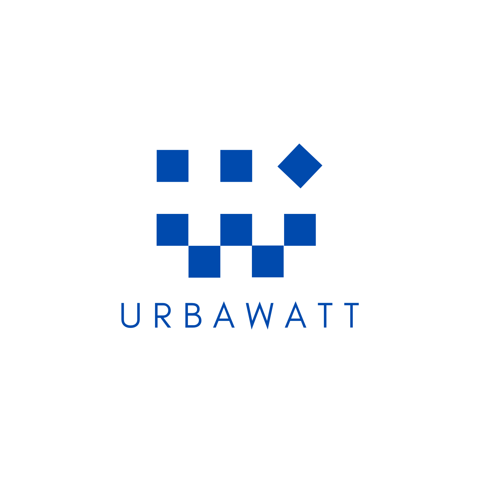 Urbawatt Solar Logo Blue